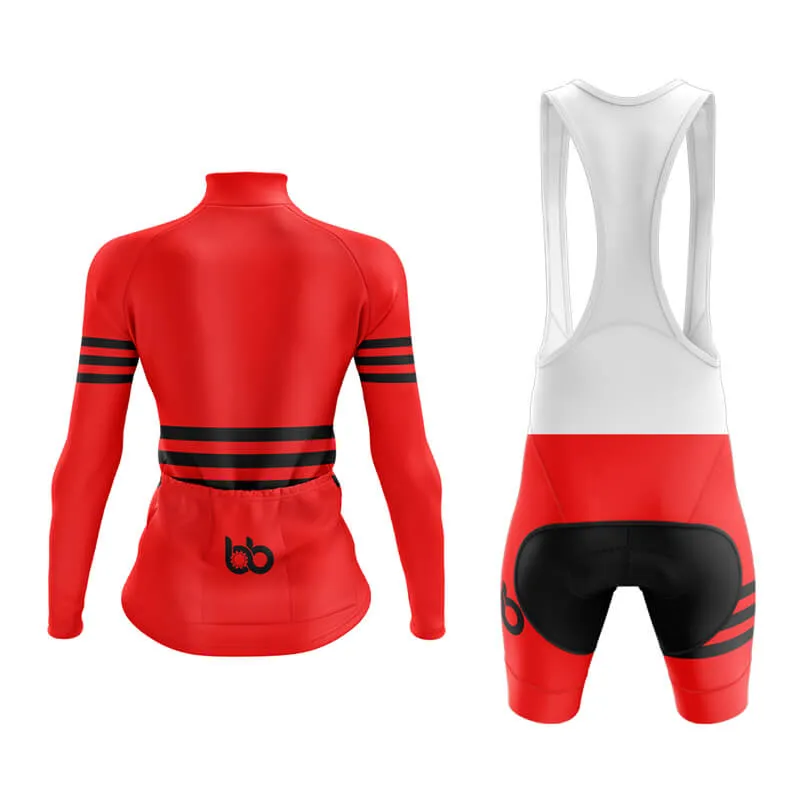 Bicycle Booth Stripes (Red) Aero Cycling Kit