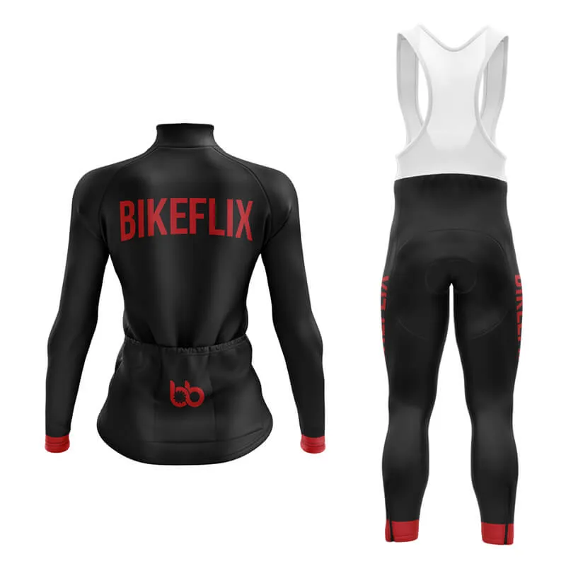 Bikeflix Aero Cycling Kit (V2) (Black)