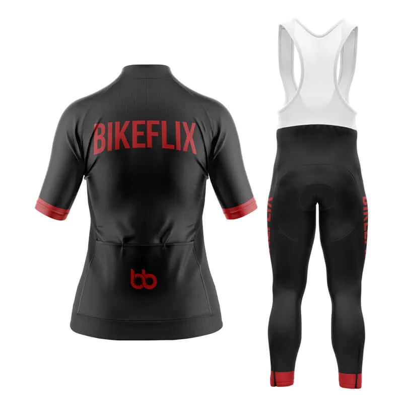 Bikeflix Aero Cycling Kit (V2) (Black)