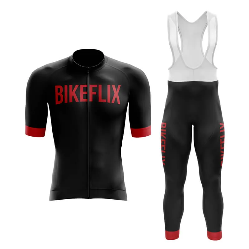 Bikeflix Aero Cycling Kit (V2) (Black)