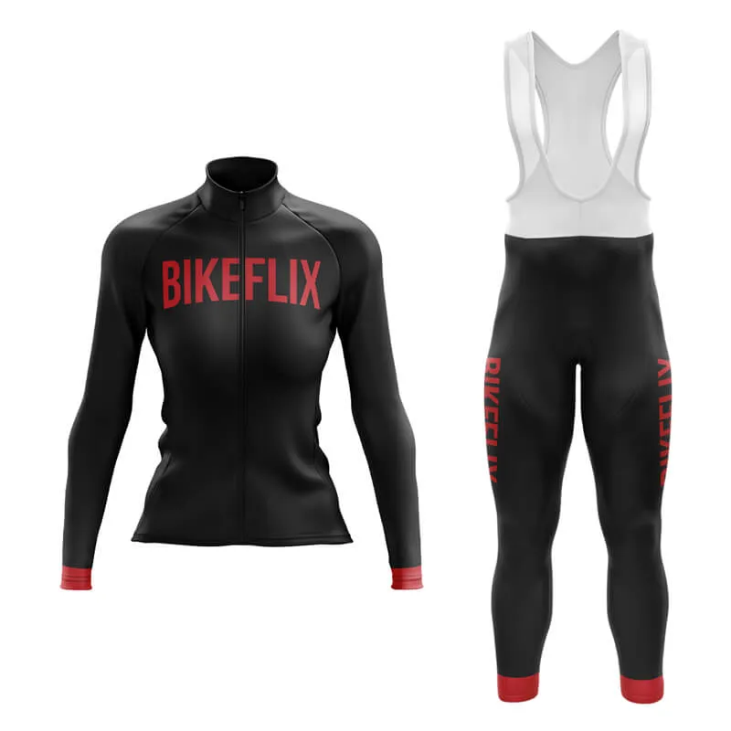 Bikeflix Aero Cycling Kit (V2) (Black)