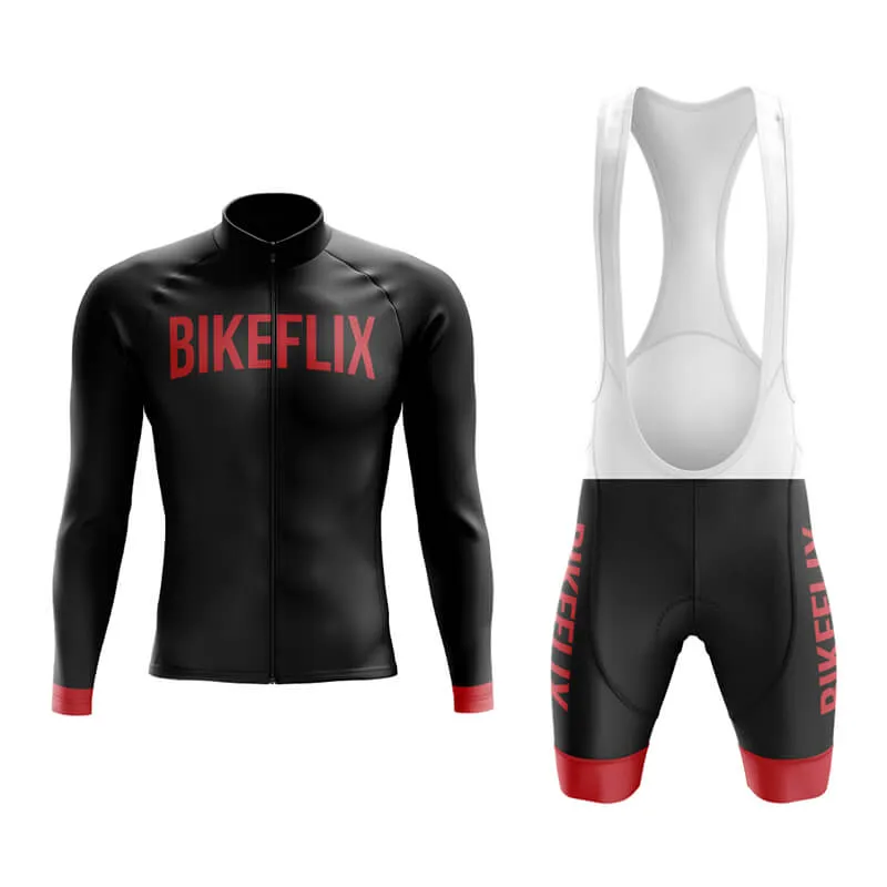 Bikeflix Aero Cycling Kit (V2) (Black)