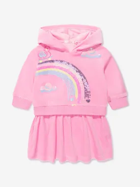 Billieblush Baby Girls Hooded Dress in Pink