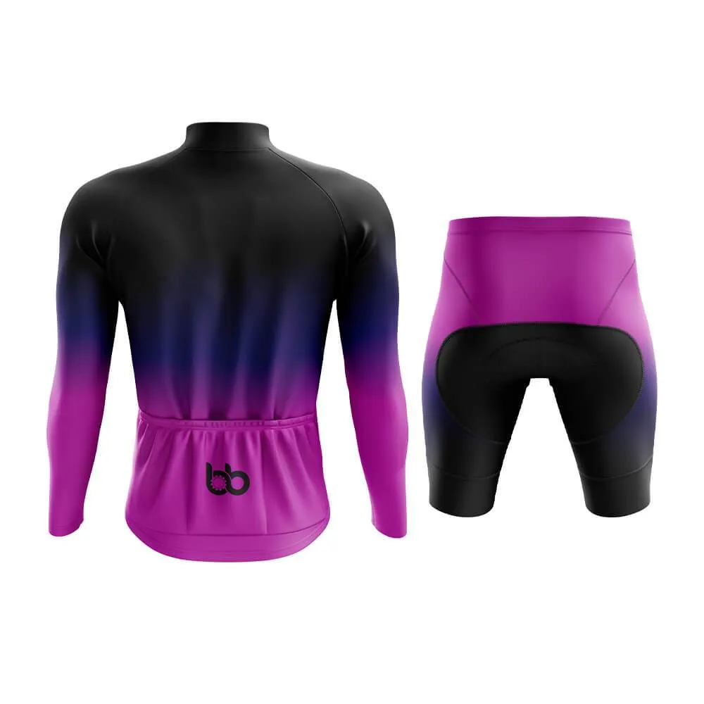 Black-Fluorescent Violet Gradient Aero Cycling Kit