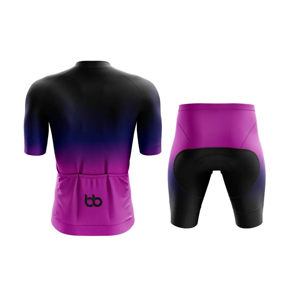 Black-Fluorescent Violet Gradient Aero Cycling Kit