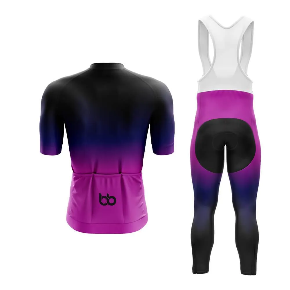 Black-Fluorescent Violet Gradient Aero Cycling Kit