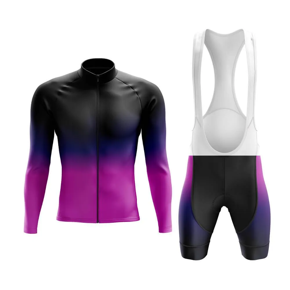 Black-Fluorescent Violet Gradient Aero Cycling Kit