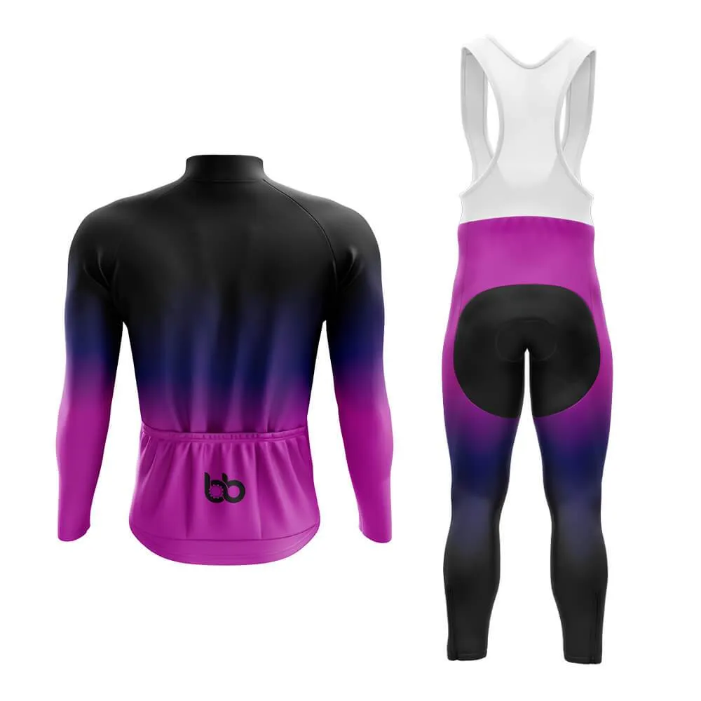 Black-Fluorescent Violet Gradient Aero Cycling Kit