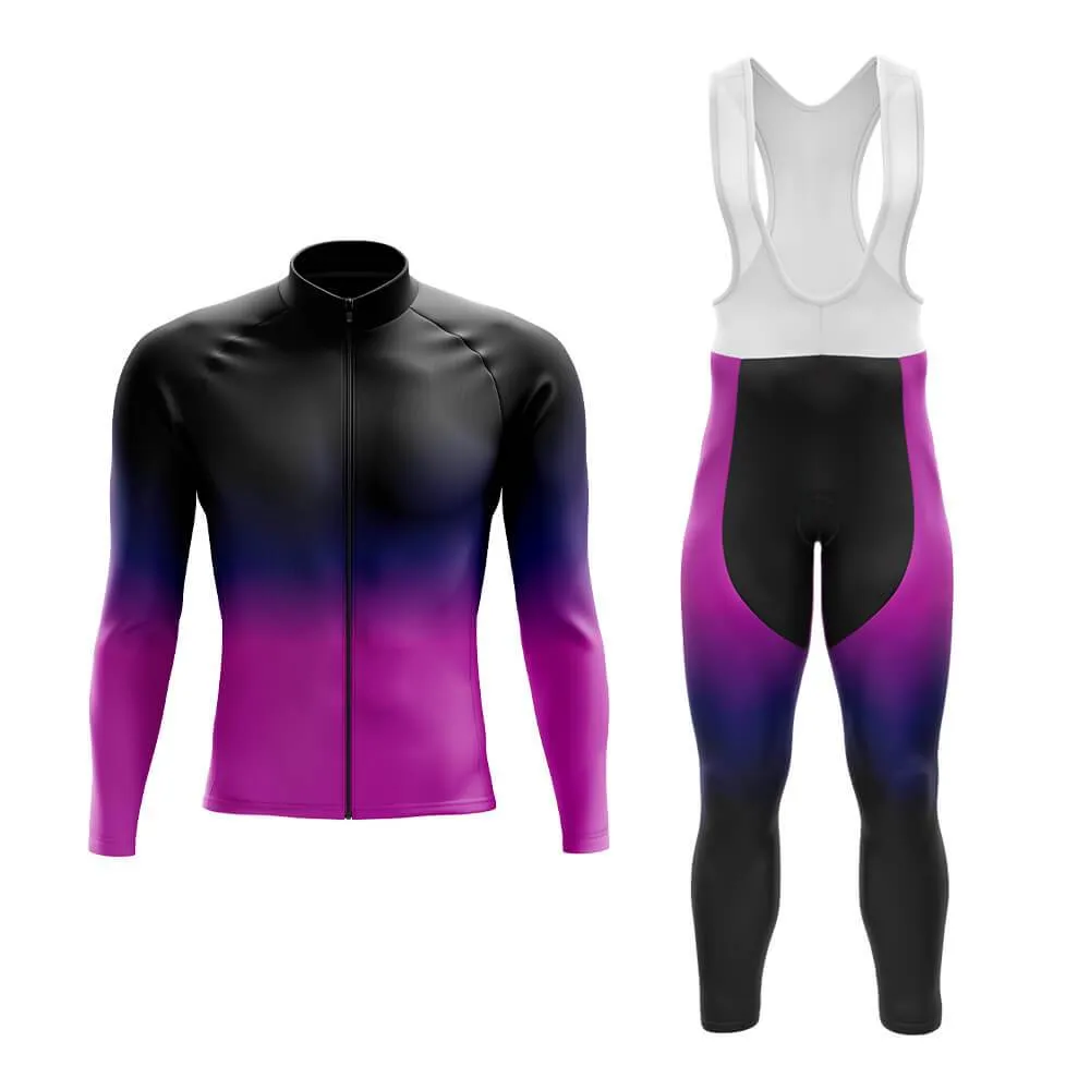 Black-Fluorescent Violet Gradient Aero Cycling Kit