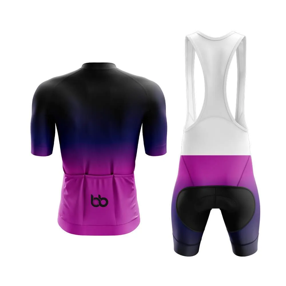 Black-Fluorescent Violet Gradient Aero Cycling Kit