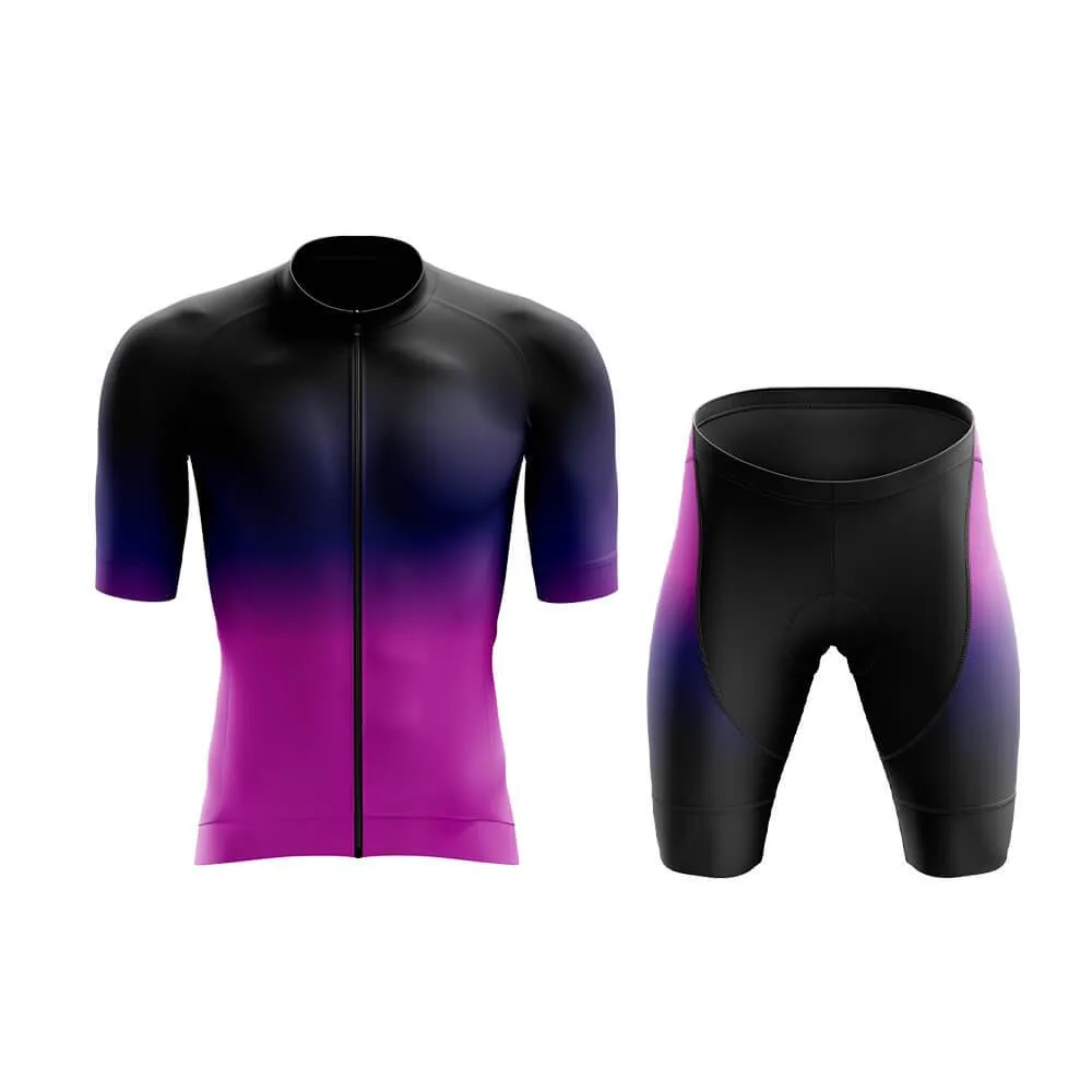 Black-Fluorescent Violet Gradient Aero Cycling Kit