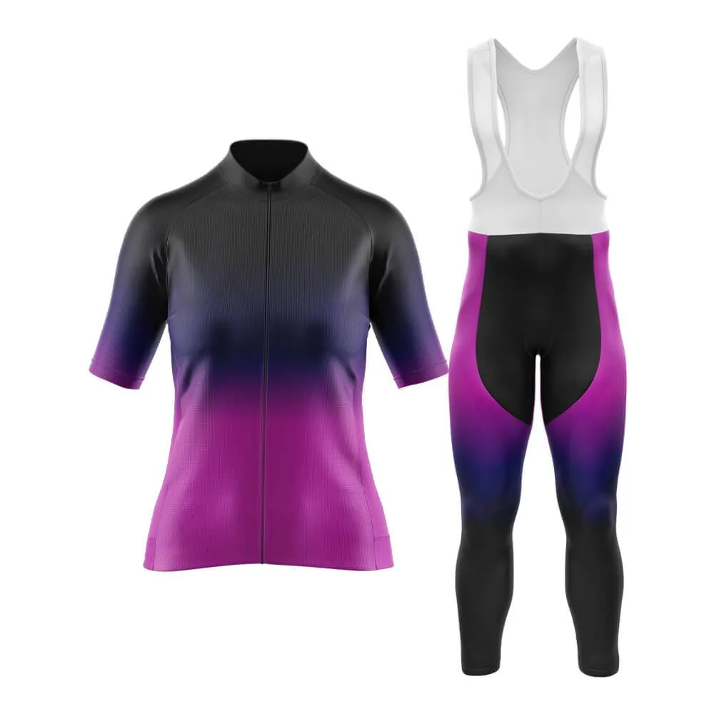 Black-Fluorescent Violet Gradient Aero Cycling Kit