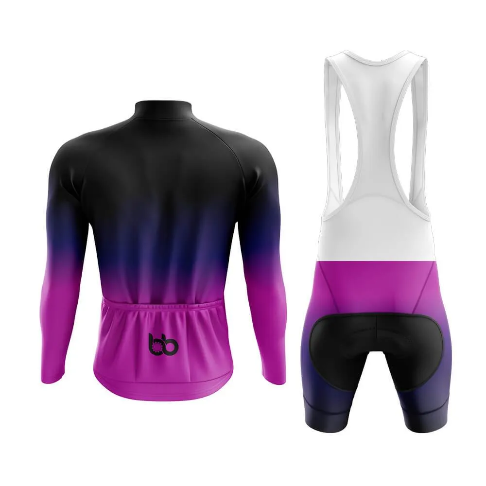 Black-Fluorescent Violet Gradient Aero Cycling Kit