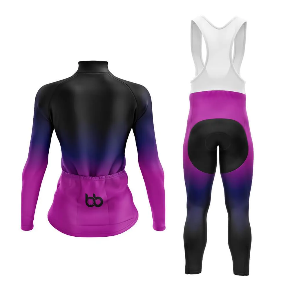 Black-Fluorescent Violet Gradient Aero Cycling Kit