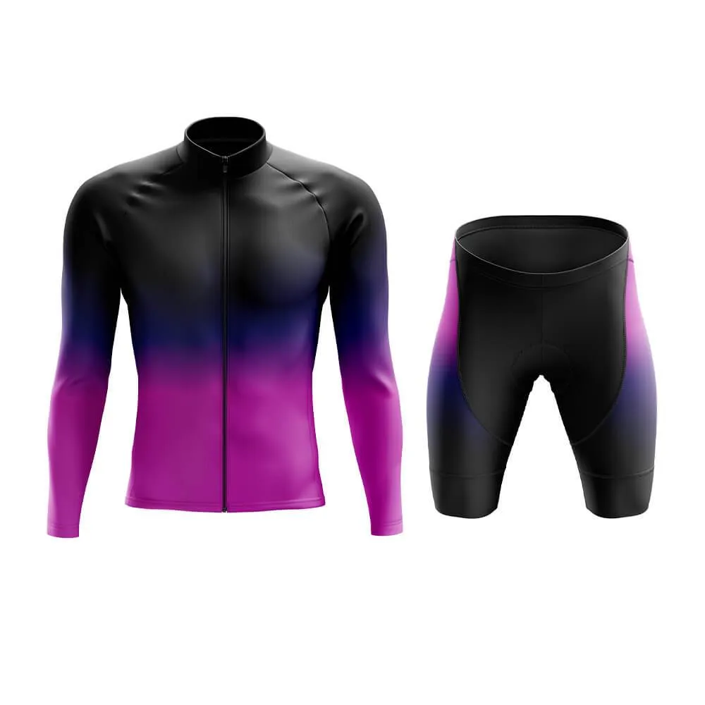 Black-Fluorescent Violet Gradient Aero Cycling Kit