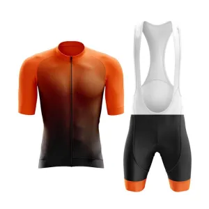 Black to Orange Aero Cycling Kit