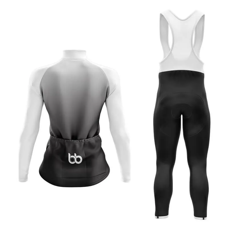 Black to White Aero Cycling Kit