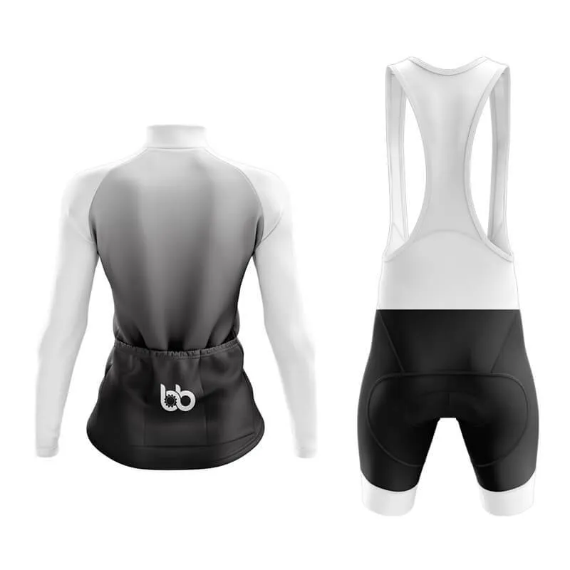 Black to White Aero Cycling Kit