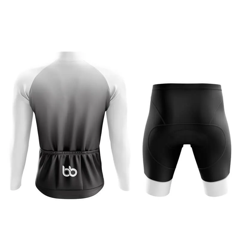 Black to White Aero Cycling Kit