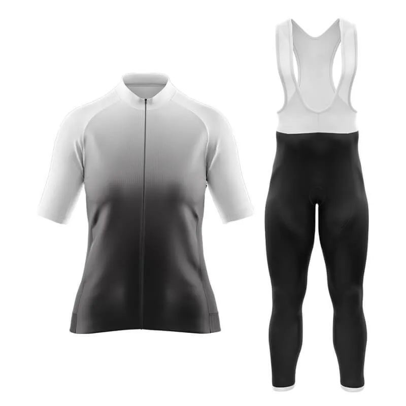 Black to White Aero Cycling Kit