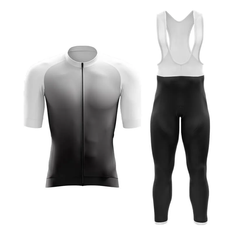 Black to White Aero Cycling Kit