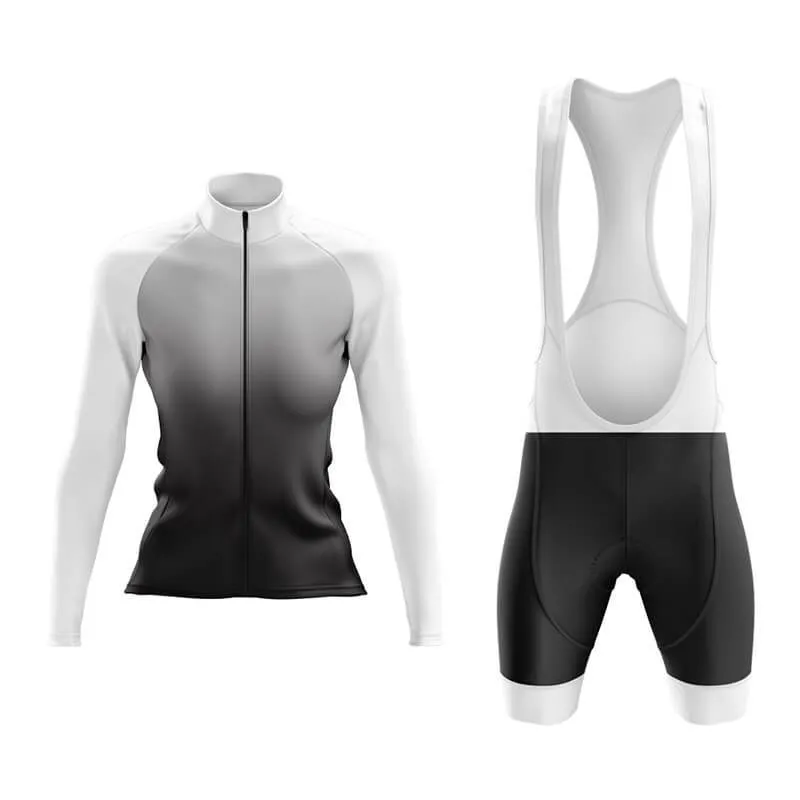 Black to White Aero Cycling Kit