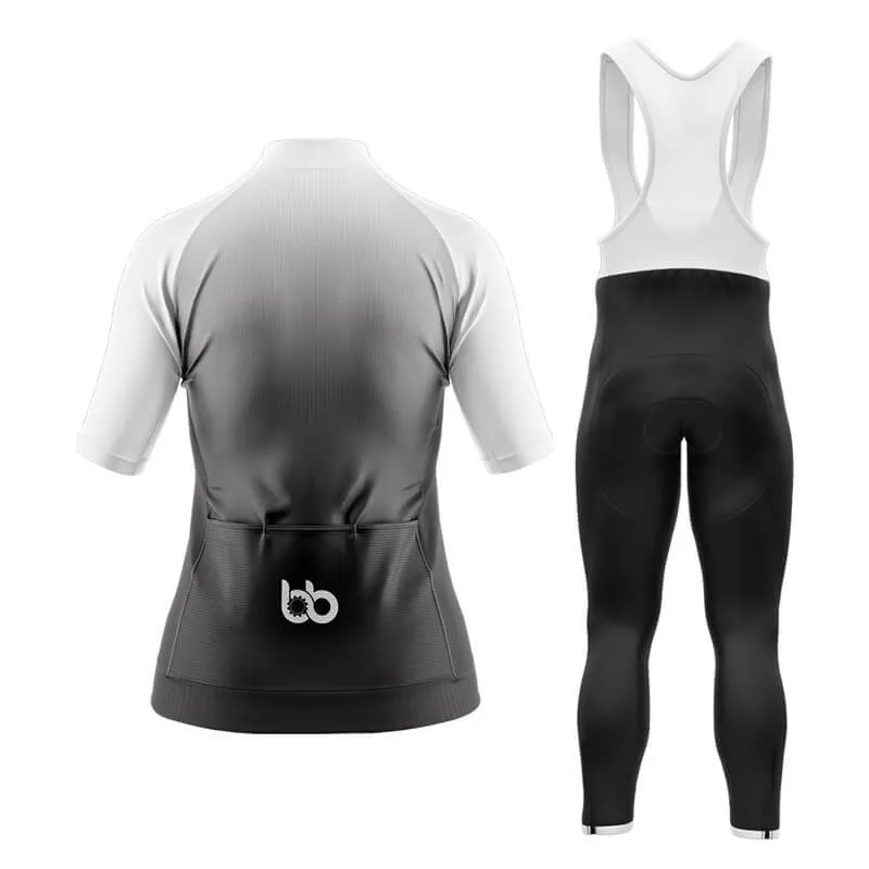 Black to White Aero Cycling Kit