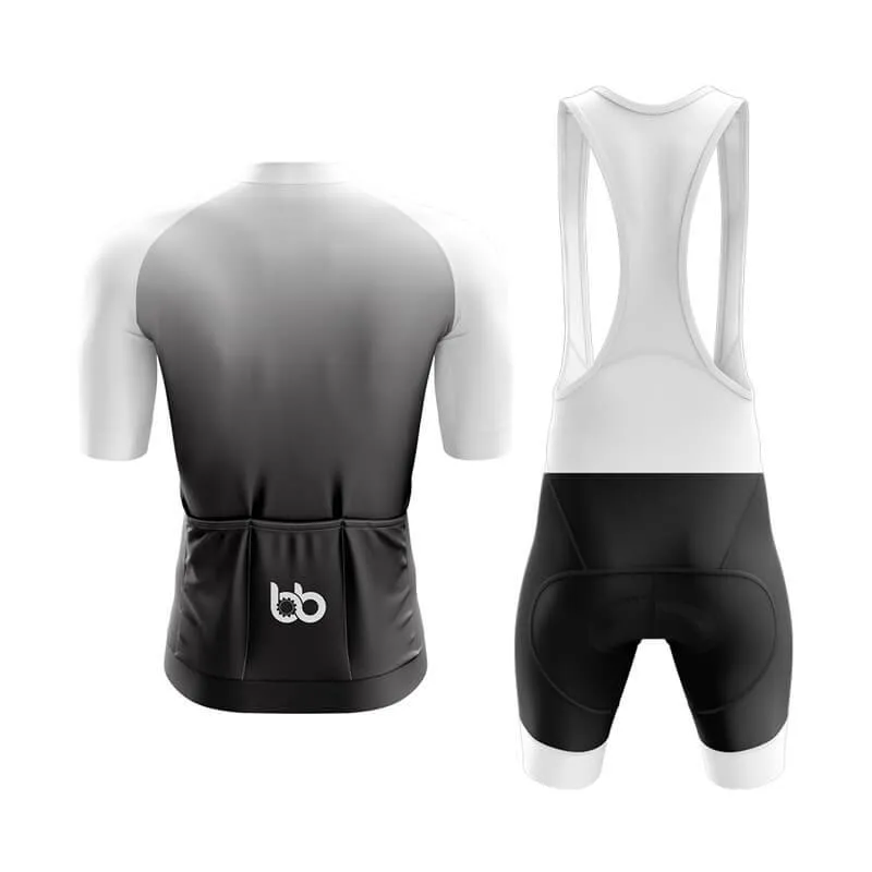 Black to White Aero Cycling Kit