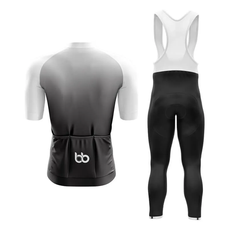 Black to White Aero Cycling Kit