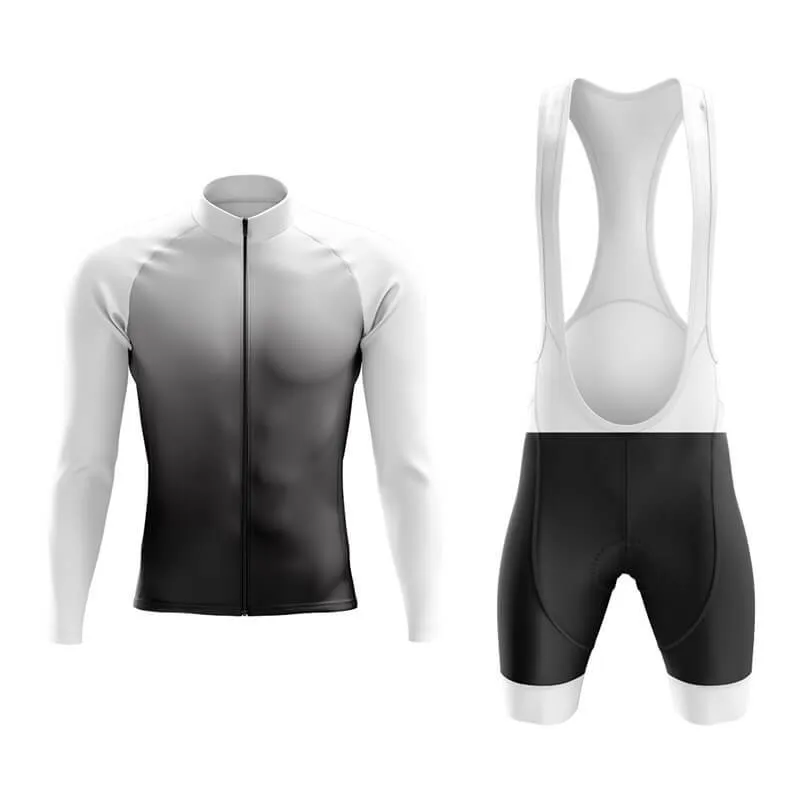 Black to White Aero Cycling Kit