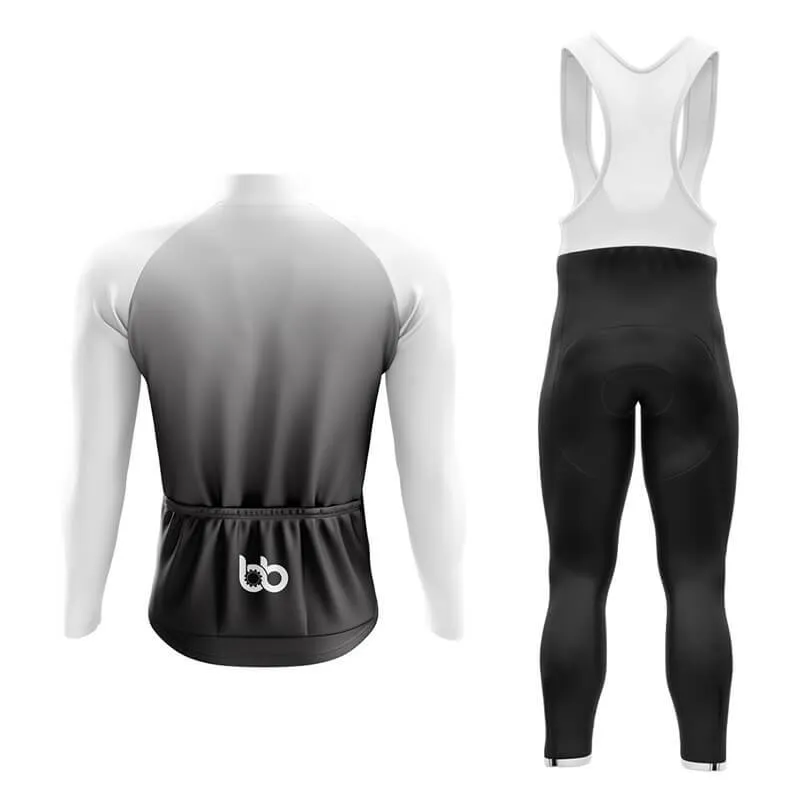 Black to White Aero Cycling Kit