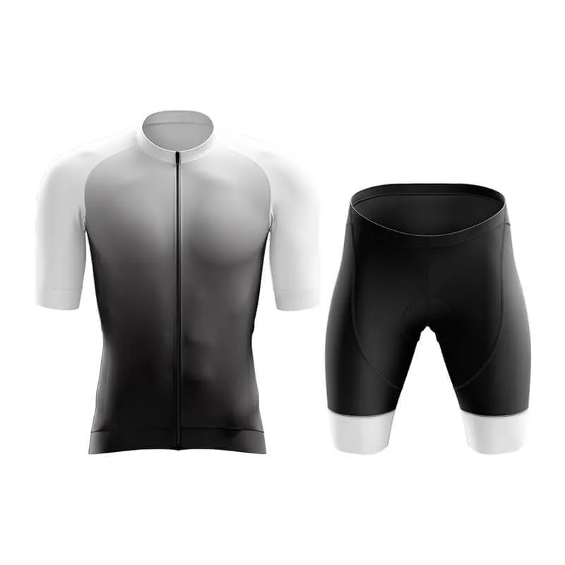 Black to White Aero Cycling Kit