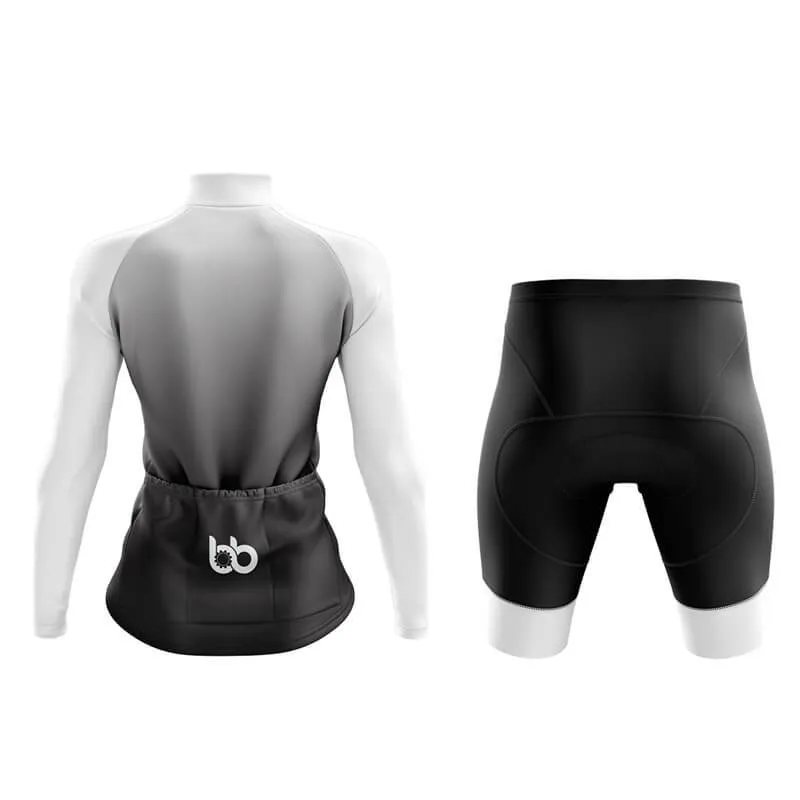 Black to White Aero Cycling Kit