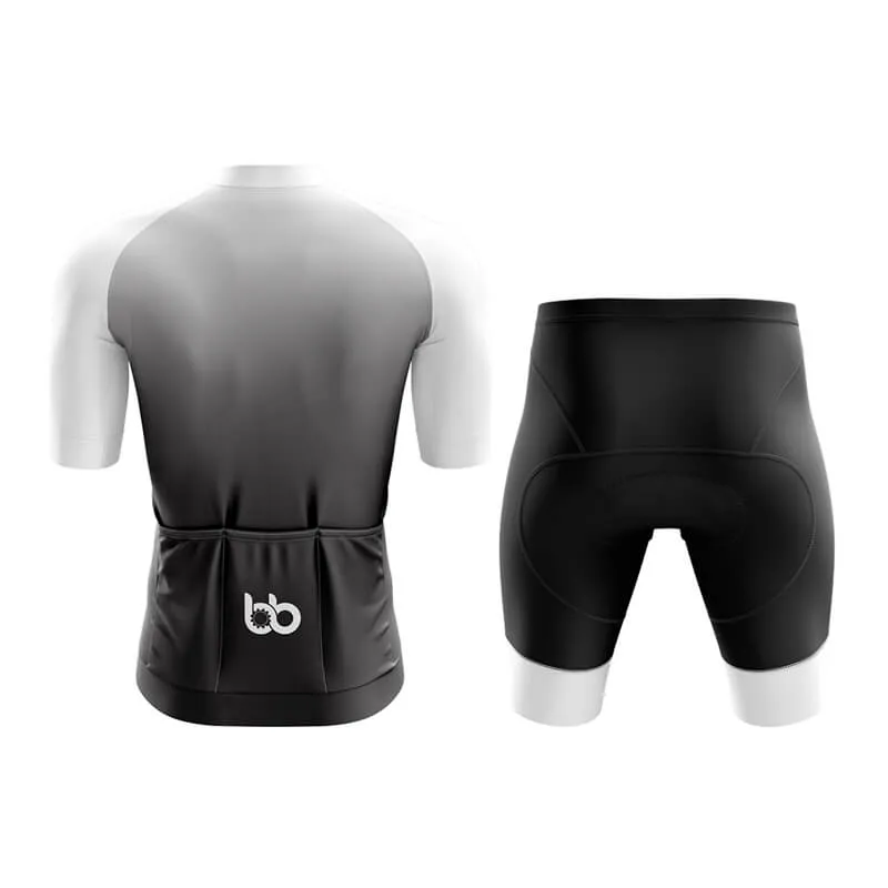 Black to White Aero Cycling Kit