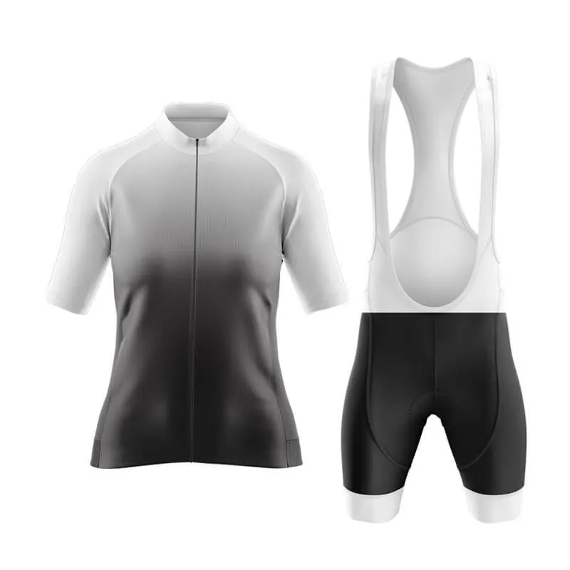 Black to White Aero Cycling Kit