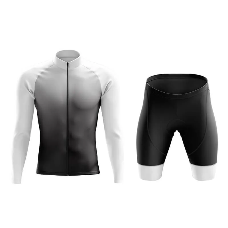 Black to White Aero Cycling Kit