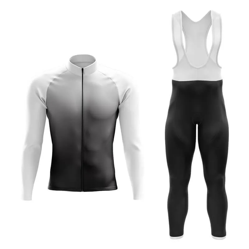 Black to White Aero Cycling Kit