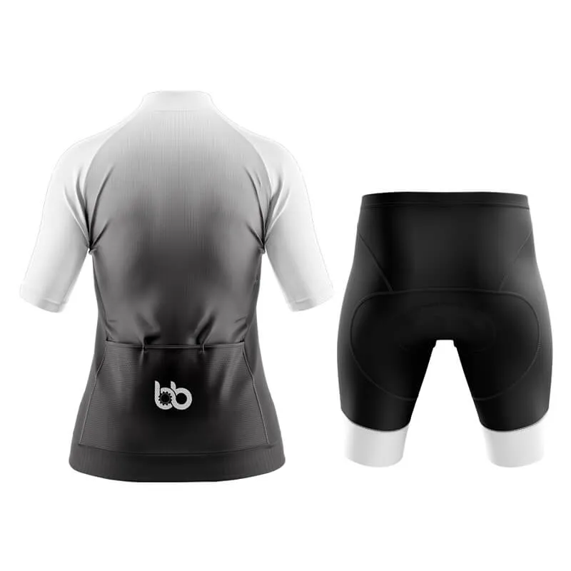 Black to White Aero Cycling Kit