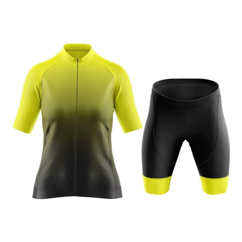 Black to Yellow Aero Cycling Kit