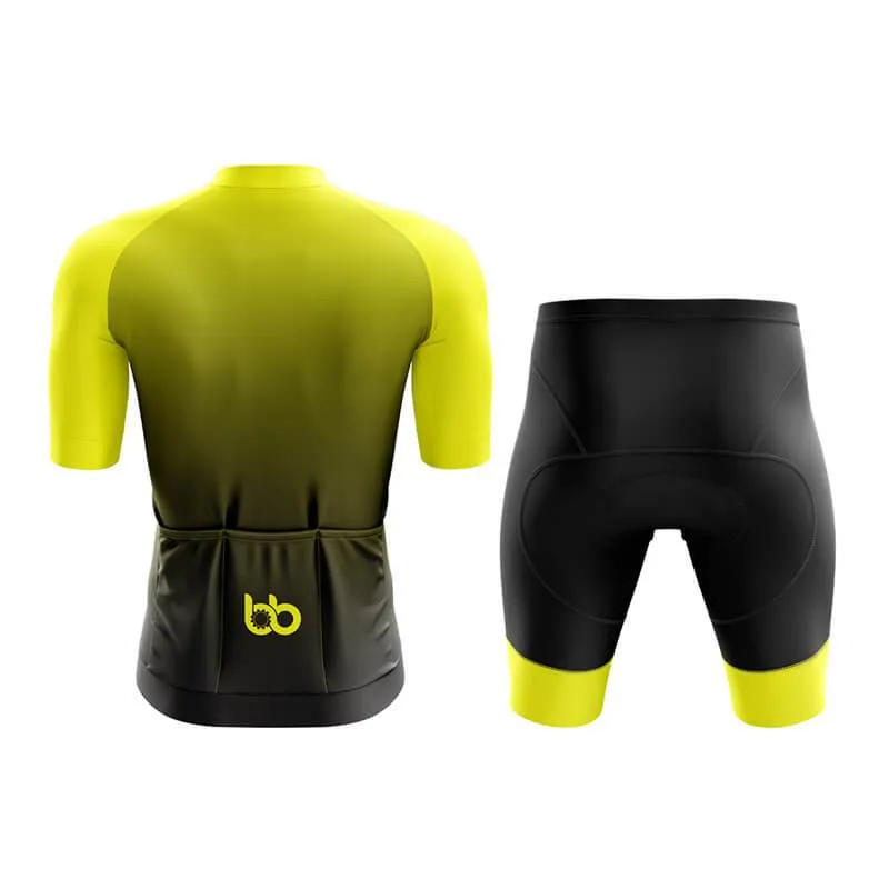 Black to Yellow Aero Cycling Kit