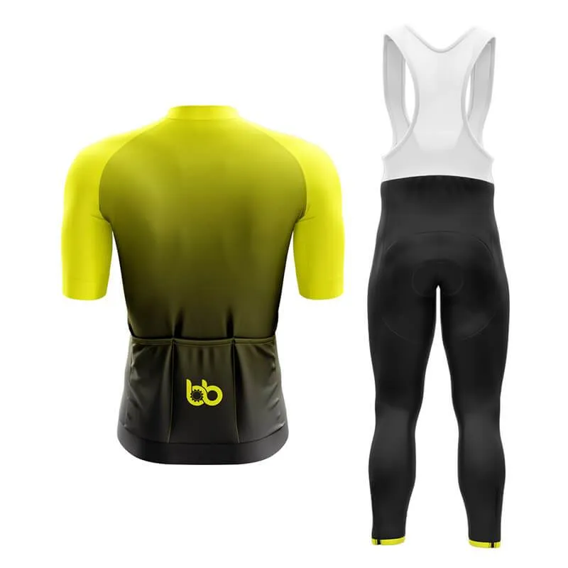 Black to Yellow Aero Cycling Kit