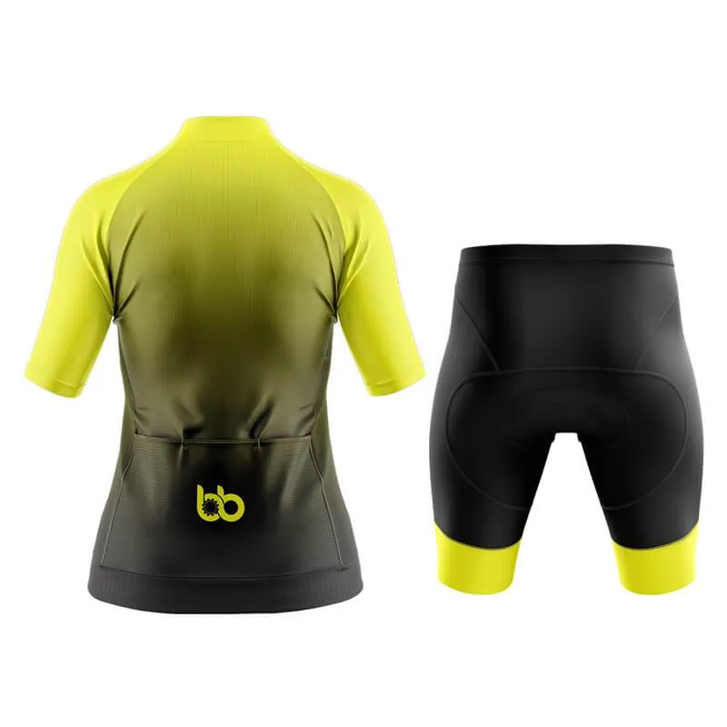 Black to Yellow Aero Cycling Kit