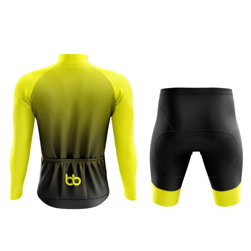 Black to Yellow Aero Cycling Kit