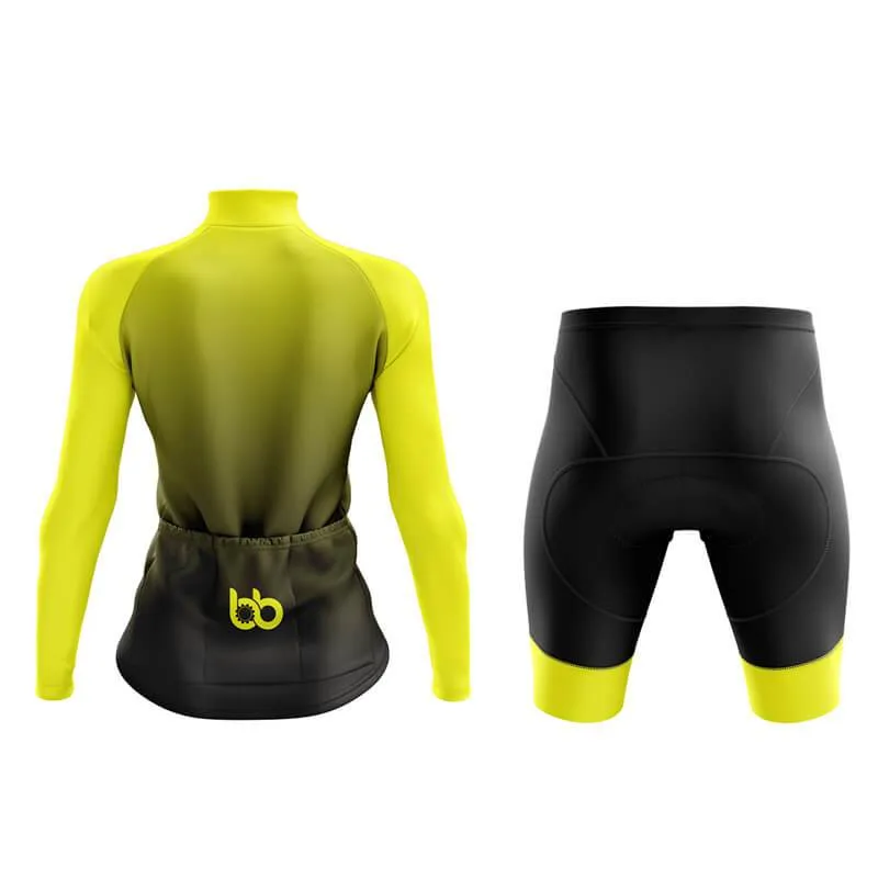 Black to Yellow Aero Cycling Kit