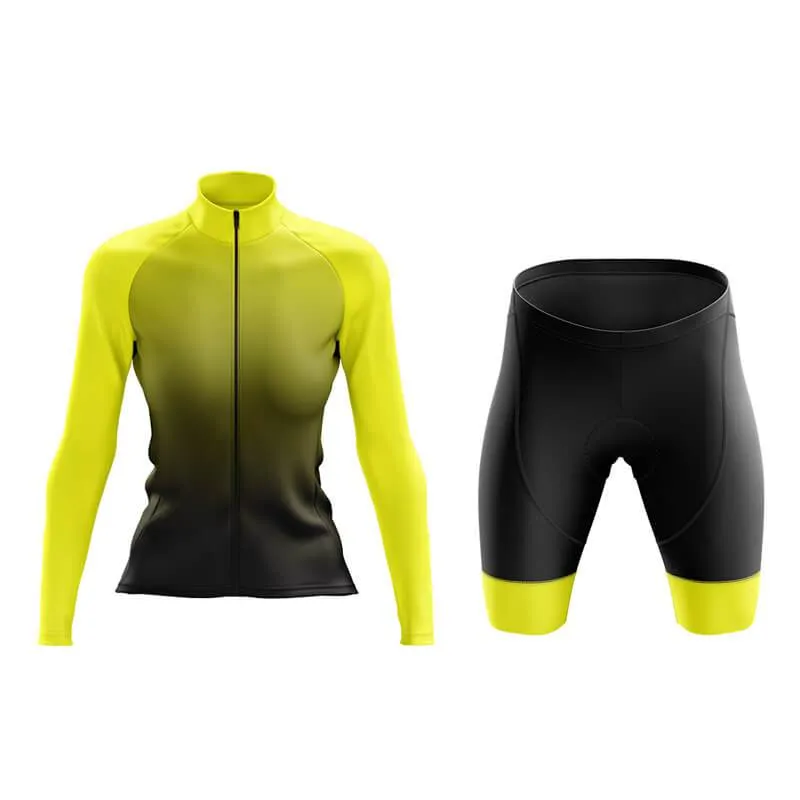 Black to Yellow Aero Cycling Kit