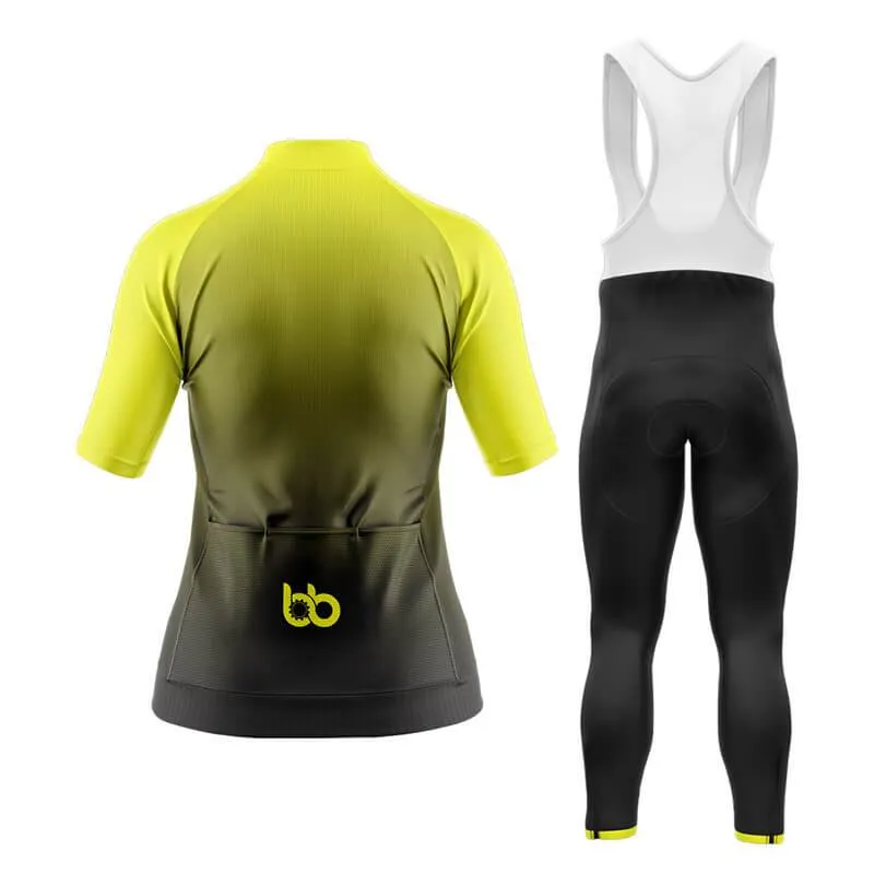 Black to Yellow Aero Cycling Kit