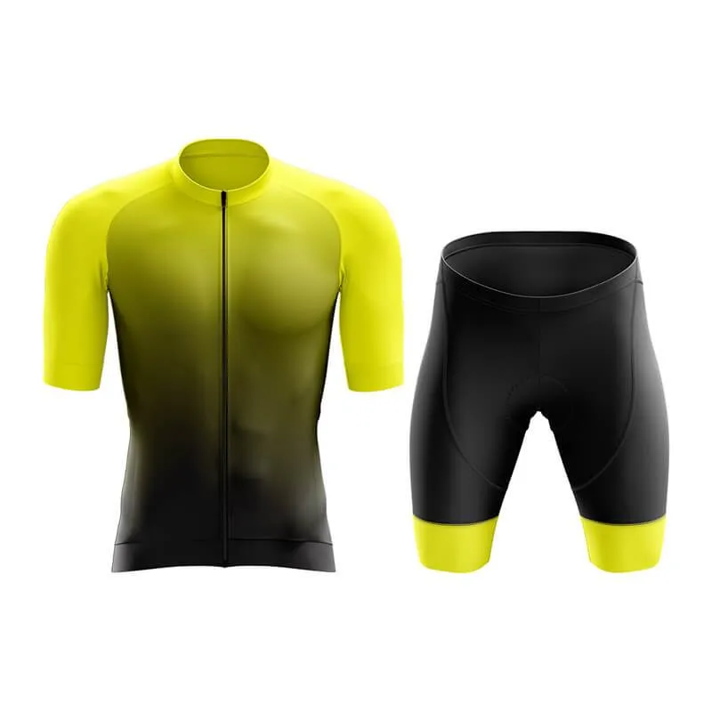 Black to Yellow Aero Cycling Kit