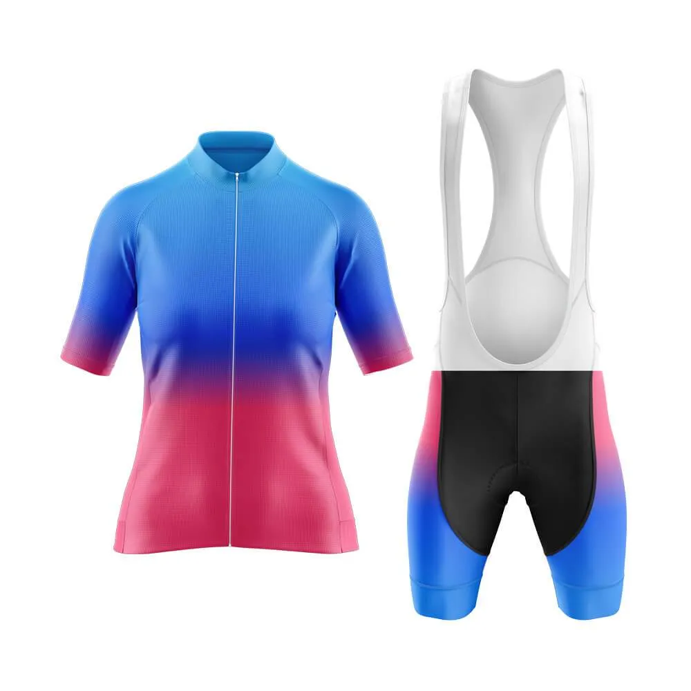 Blue-Pink Gradient Aero Cycling Kit