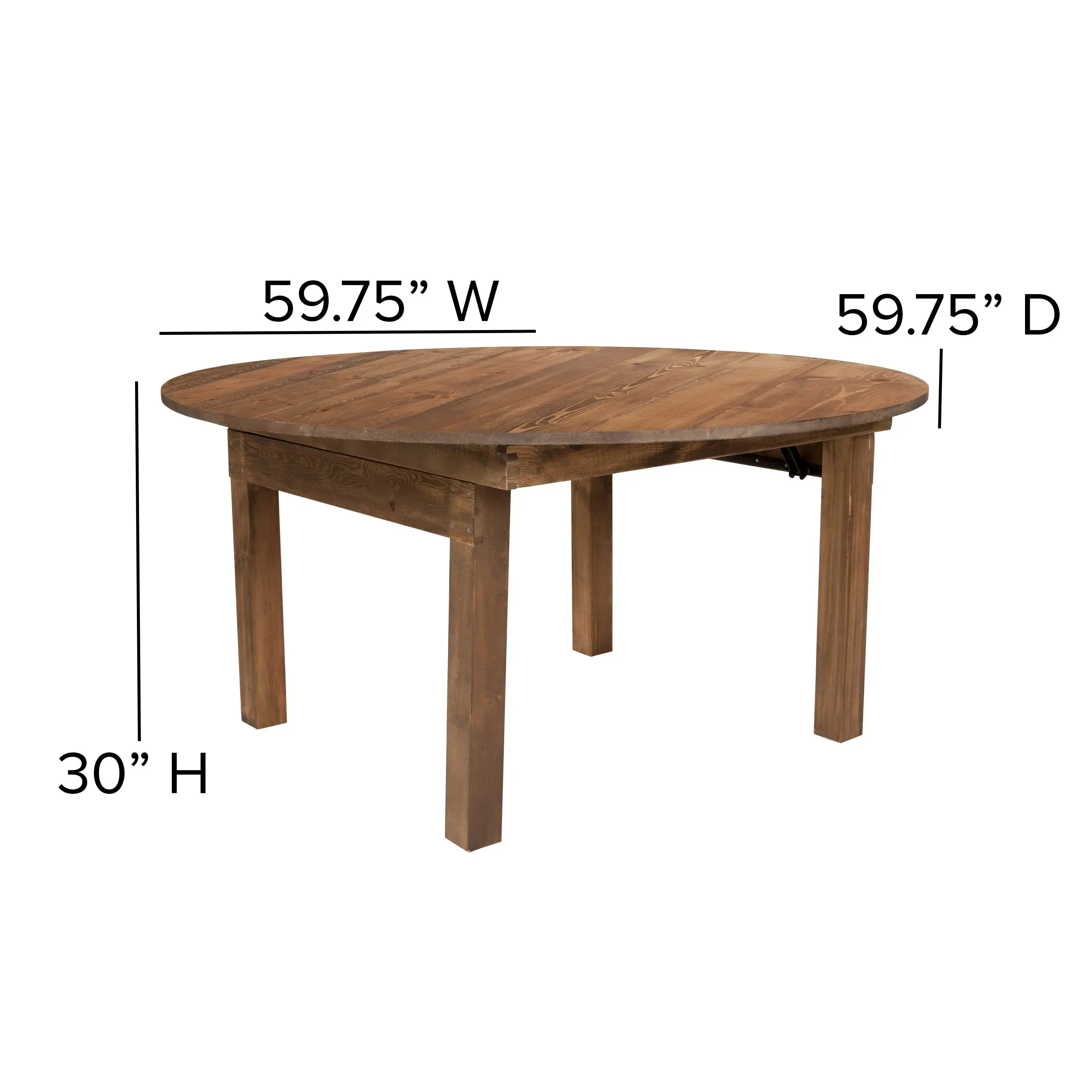 Boston Round Dining Table Farm Inspired, Rustic & Antique Pine Dining Room Table