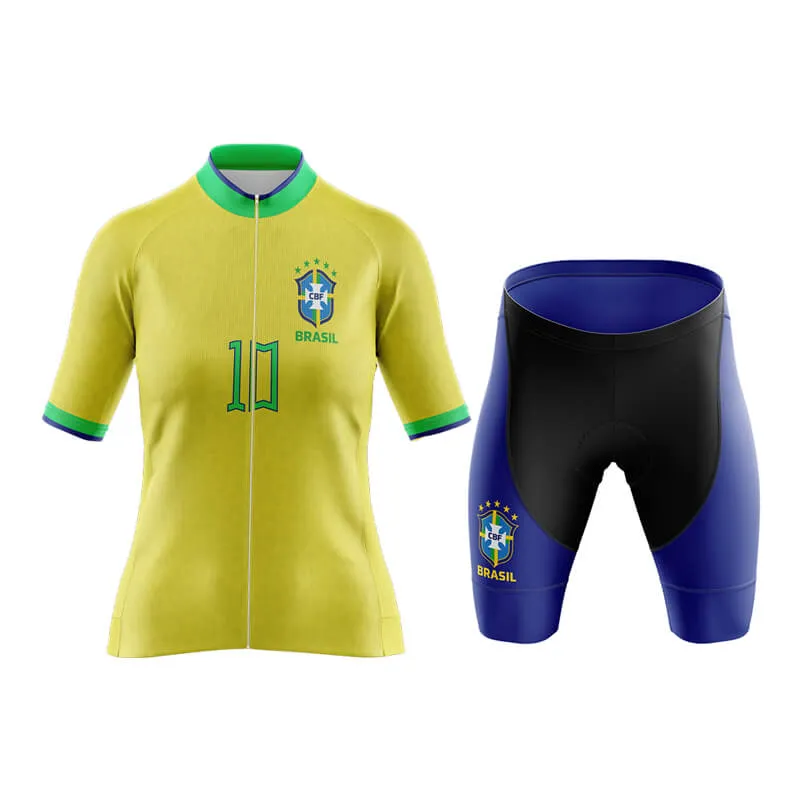 Brazil Football Aero Cycling Kit